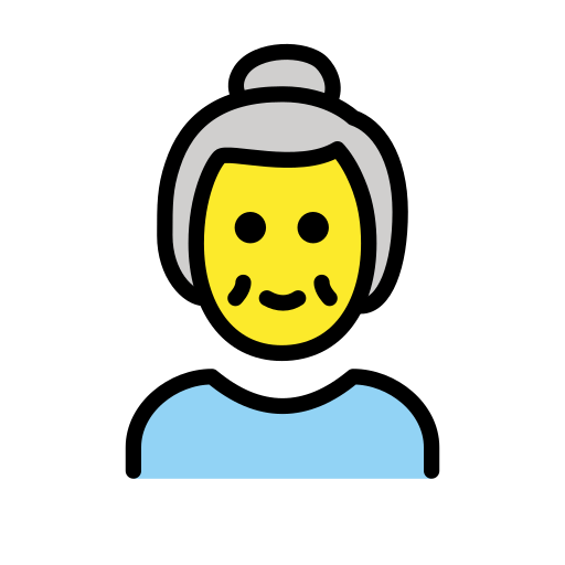 Donna Anziana per OpenMoji 15.1