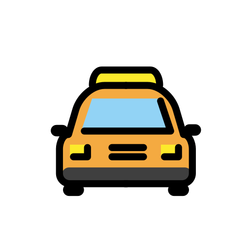Taxi que ve per OpenMoji 15.1