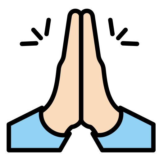 Iki avuç açık: açık cilt tonu için OpenMoji 15.1