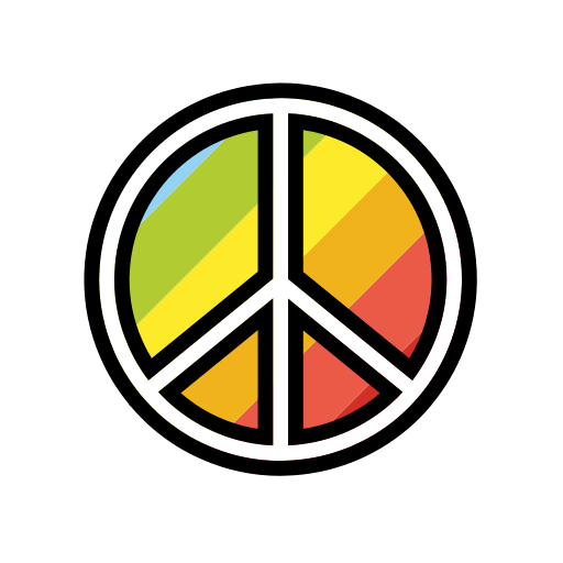 Rauhan symboli varten OpenMoji 15.1