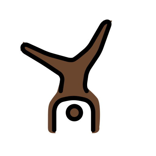 Osoba robiąca gwiazdę: karnacja ciemna dla OpenMoji 15.1