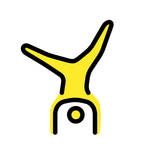 OpenMoji 15.1의 경우 옆돌기하는 사람