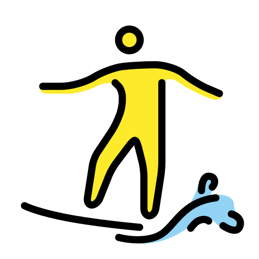 Personne Faisant Du Surf pour OpenMoji 15.1