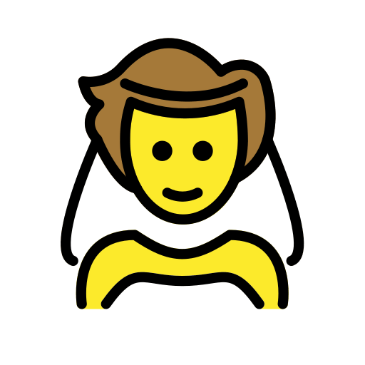 Persona amb vel per OpenMoji 15.1