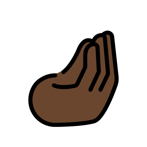 Samengeknepen vingers: donkere huidskleur voor OpenMoji 15.1