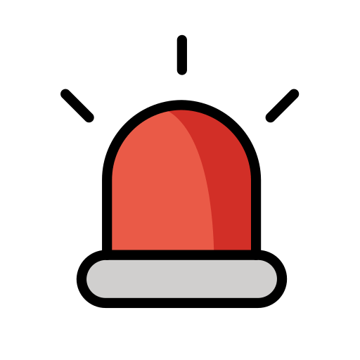 פנס של ניידת משטרה עבור OpenMoji 15.1