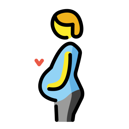 Těhotná osoba pro OpenMoji 15.1
