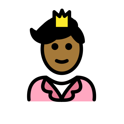 Prince: to de pell mig fosc per OpenMoji 15.1