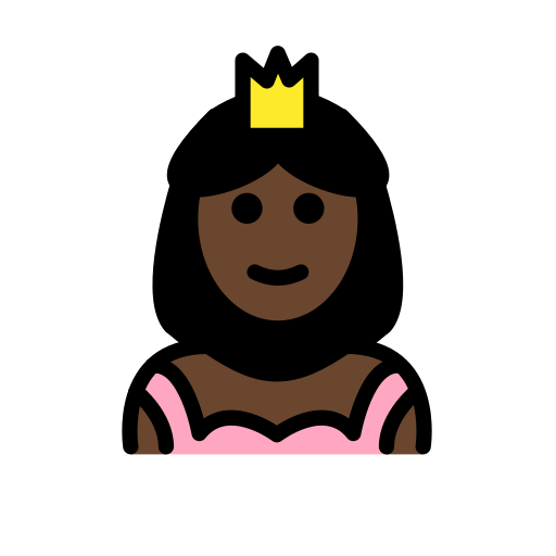 Princesa: pell fosca per OpenMoji 15.1