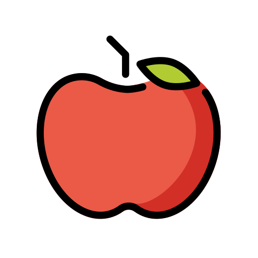 Manzana Roja para OpenMoji 15.1
