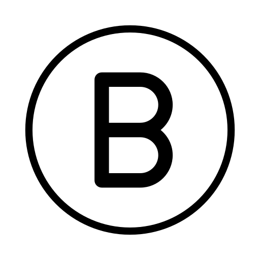 Simbolul indicatorului regional Litera B pentru OpenMoji 15.1