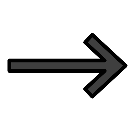 Fletxa dreta per OpenMoji 15.1