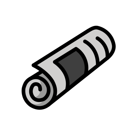 Rolled-Up Newspaper for OpenMoji 15.1