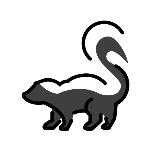 Mouffette pour OpenMoji 15.1