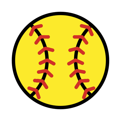 Palla Da Softball per OpenMoji 15.1