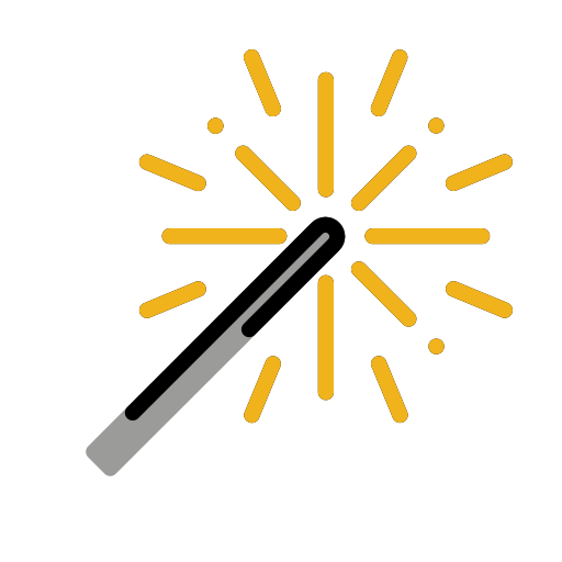 Sparkler varten OpenMoji 15.1