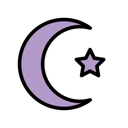 Estrella i mitja lluna per OpenMoji 15.1