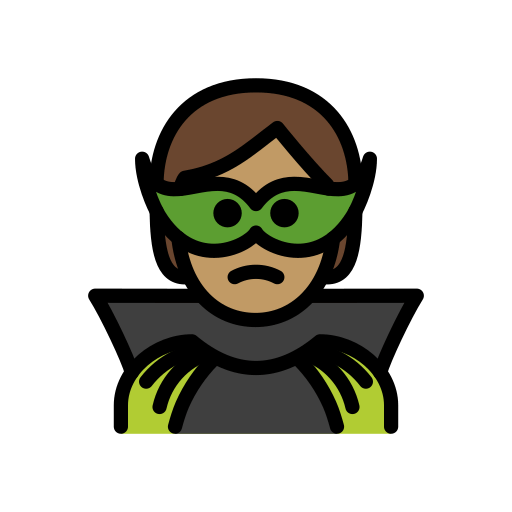 נבל על: גוון עור בינוני עבור OpenMoji 15.1