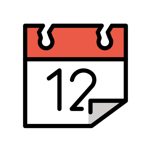 Calendario A Strappo per OpenMoji 15.1