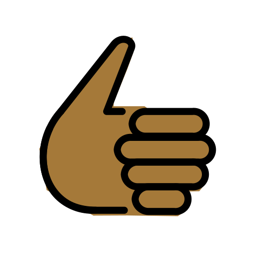 Thumbs Up: Medium-Dark Skin Tone for OpenMoji 15.1