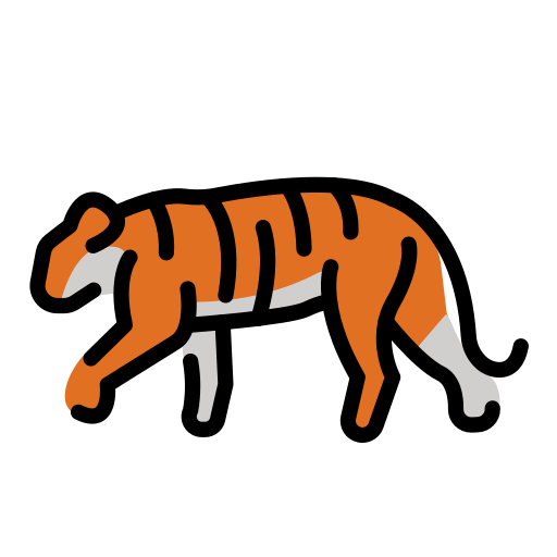 Tiger for OpenMoji 15.1