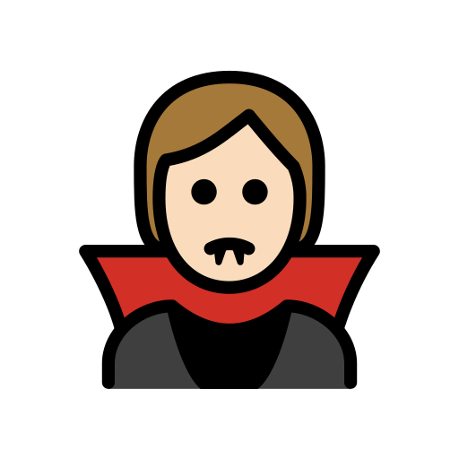 Vampyr: ljus hy för OpenMoji 15.1