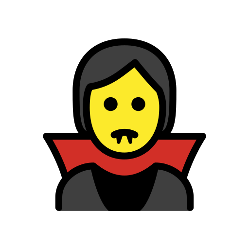 Vampir per OpenMoji 15.1