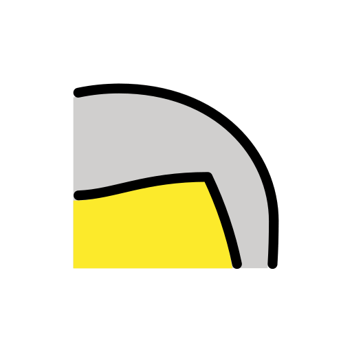 Weißes Haar für OpenMoji 15.1