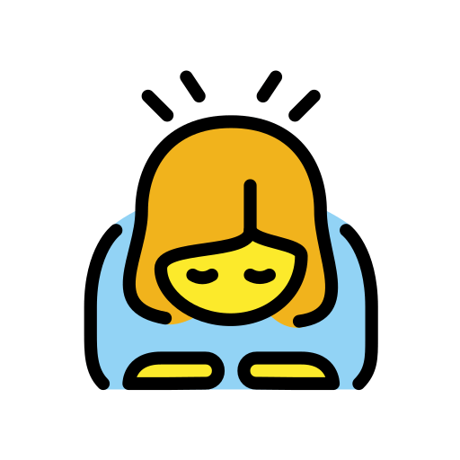 第女生鞠躬号为第OpenMoji 15.1号
