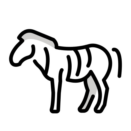 Zebra for OpenMoji 15.1