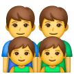 Famiglia: Uomo, Uomo, Bambino, Bambino per Samsung One UI 6.1.1