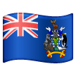 Vlajka: Jižní Georgie a Jižní Sandwichovy ostrovy pro Samsung One UI 6.1.1