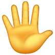 Hand with Fingers Splayed for Samsung One UI 6.1.1