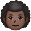 Muž: Tmavý odstín pleti, kudrnaté vlasy pro Samsung One UI 6.1.1