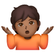 Osoba Pokrčení ramen: Středně tmavý odstín pleti pro Samsung One UI 6.1.1