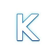 Regional Indicator Symbol Letter K per Samsung One UI 6.1.1