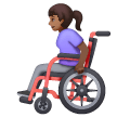Kvinna i manuell rullstol: mellanmörk hy för Samsung One UI 6.1.1