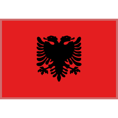 Flag: Albania for Skype Emoticons 1.2