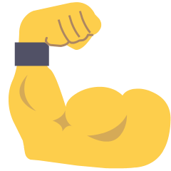 Ohebný biceps pro Skype Emoticons 1.2