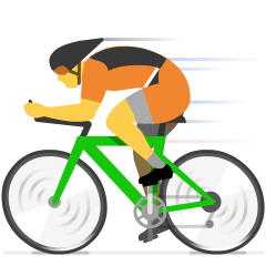 רוכב אופניים עבור Skype Emoticons 1.2