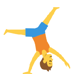 Skype Emoticons 1.2의 경우 옆돌기하는 사람