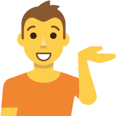 Osoba z wystawioną dłonią dla Skype Emoticons 1.2