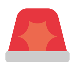 פנס של ניידת משטרה עבור Skype Emoticons 1.2