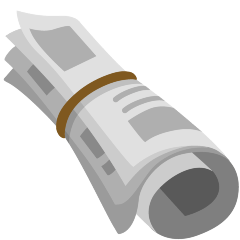 Rolled-Up Newspaper for Skype Emoticons 1.2