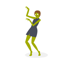 Zombi untuk Skype Emoticons 1.2