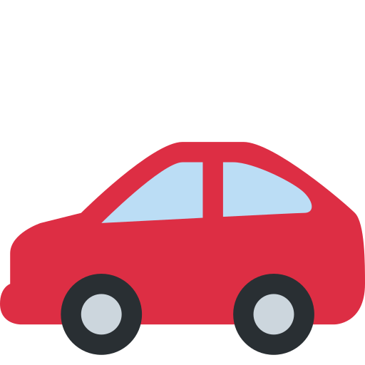 Automòbil per Twitter (X) Twemoji 15.0.3
