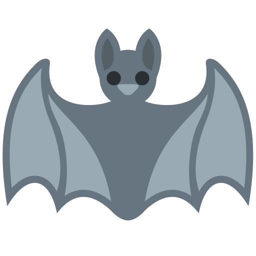 Netopýr pro Twitter (X) Twemoji 15.0.3