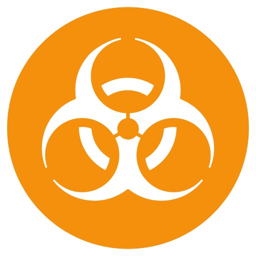 Biohazard pro Twitter (X) Twemoji 15.0.3