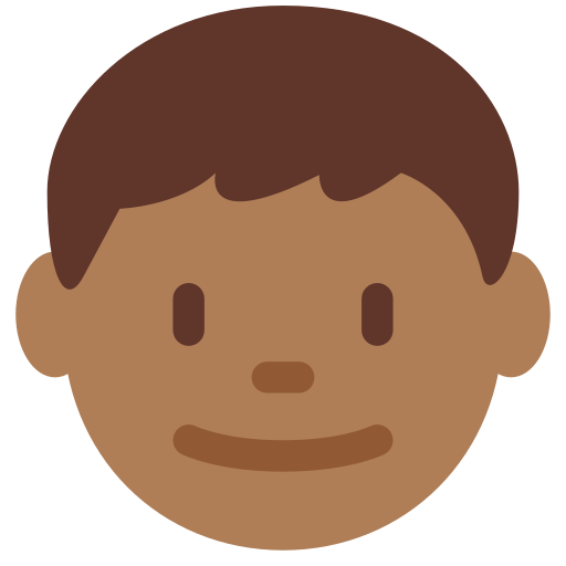 Garçon: Peau Mate pour Twitter (X) Twemoji 15.0.3