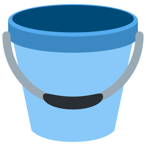 Wiadro dla Twitter (X) Twemoji 15.0.3